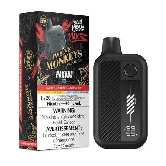 Hakuna Ice Flavour Beast Beast Mode MAX 3 60K Keswick Alliston Newmarket Woodbridge Vaughan Toronto GTA Ontario Canada