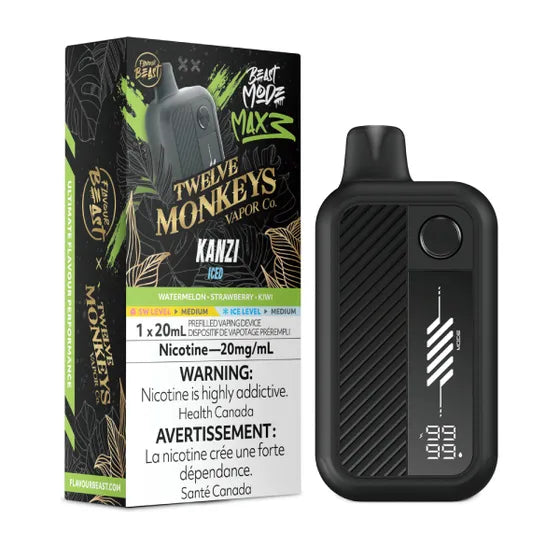 Kanzi Iced Flavour Beast Beast Mode MAX 3 60K Keswick Alliston Newmarket Woodbridge Vaughan Toronto GTA Ontario Canada