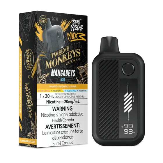 Mangabeys Iced Flavour Beast Beast Mode MAX 3 60K Keswick Alliston Newmarket Woodbridge Vaughan Toronto GTA Ontario Canada