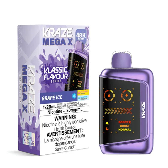 Grape Ice Kraze HD Mega X 48K Keswick Alliston Newmarket Woodbridge Vaughan Toronto GTA Ontario Canada