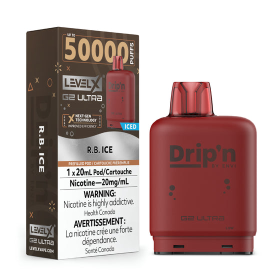 Root B Ice Dripn LEVEL X G2 Ultra 50K Pod Keswick Alliston Newmarket Woodbridge Vaughan Toronto GTA Ontario Canada