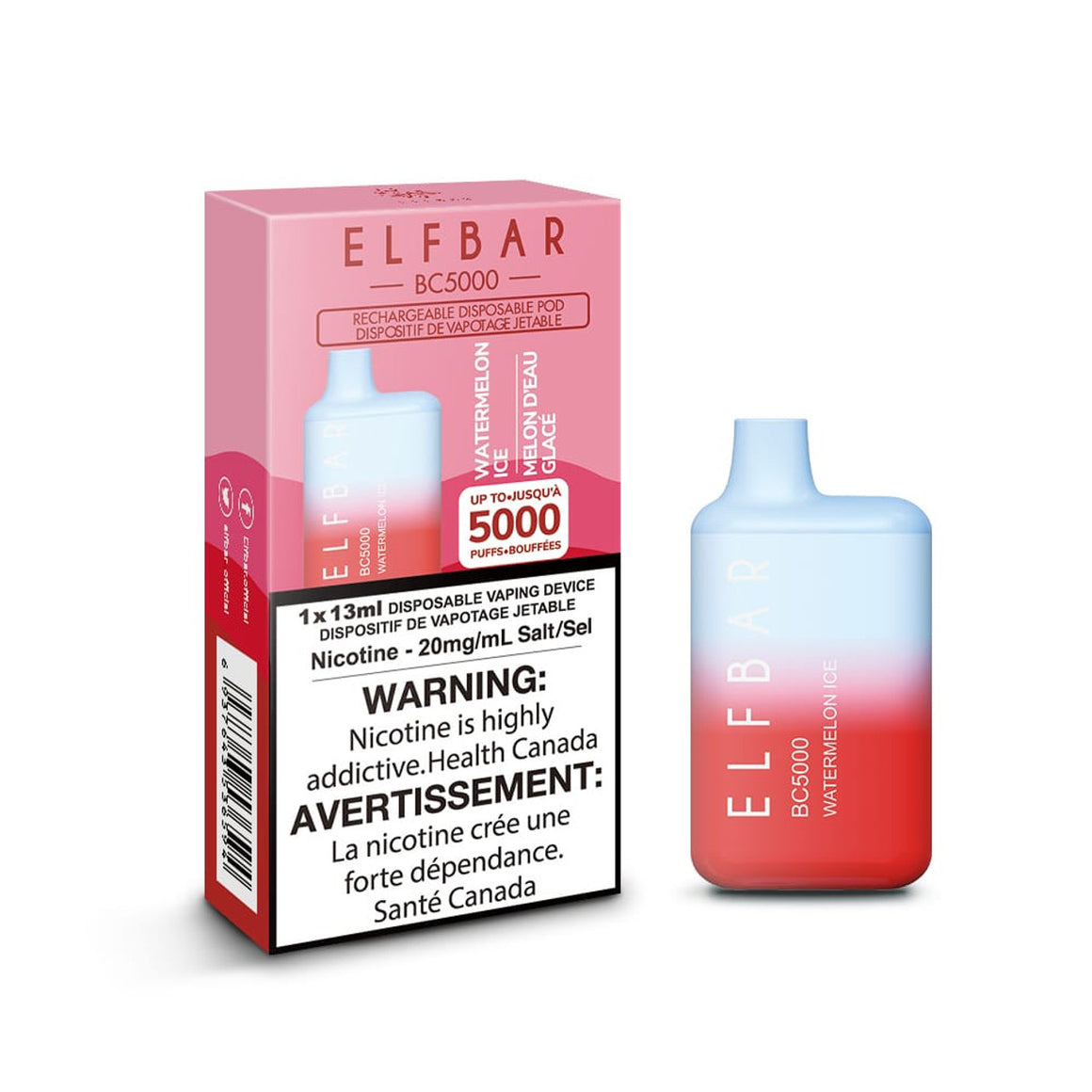 Peach Ice ELF Bar Disposable Keswick Alliston Newmarket Woodbridge Vaughan GTA Toronto Ontario Canada