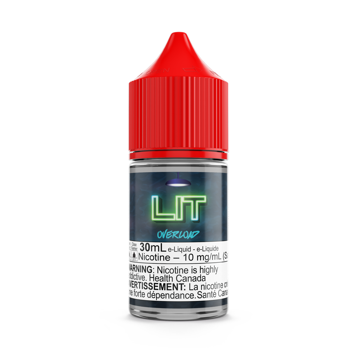 Overload (Nic Salt) LIT Vapor Keswick Alliston Newmarket Woodbridge Vaughan GTA Toronto Ontario Canada