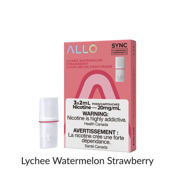 Lychee Watermelon Strawberry Allo Sync Pod Alliston Newmarket Woodbridge Vaughan GTA Toronto Ontario Canada