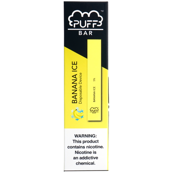 Banana Ice Puff Bar Disposable Vape Alliston Newmarket Woodbridge Vaughan  Toronto GTA Ontario Canada - IN2