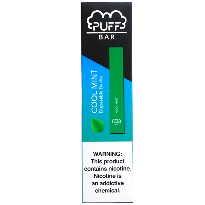 Cool Mint Puff Bar Disposable Vape Alliston Newmarket Woodbridge Vaughan Toronto GTA Ontario Canada