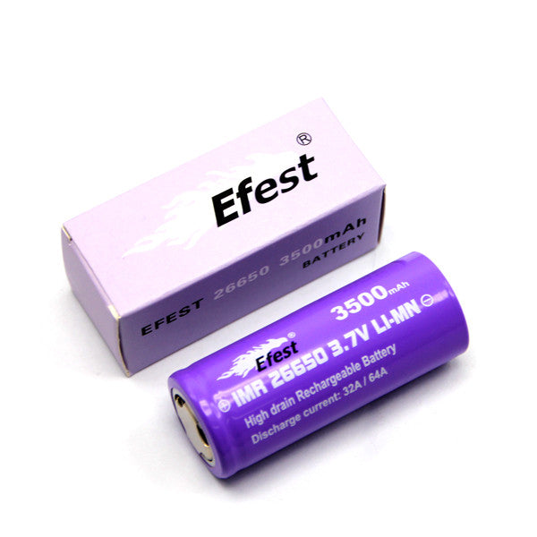 Efest 26650 3500maH 64A Battery - IN2VAPES