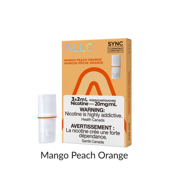 Mango Peach Orange Allo Sync Pod Keswick Alliston Newmarket Woodbridge Vaughan GTA Toronto Ontario Canada