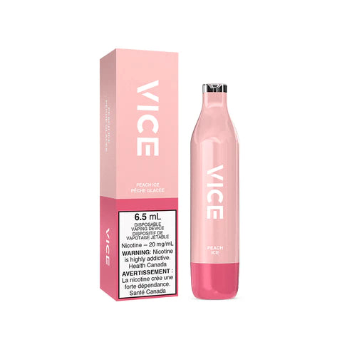 Peach Ice Vice 2500 Disposable Keswick Alliston Newmarket Woodbridge Vaughan Toronto GTA Ontario Canada