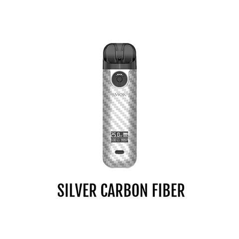 Silver Carbon Fiber Smok NOVO 4 Pod Kit Alliston Newmarket Woodbridge Vaughan GTA Toronto Ontario Canada