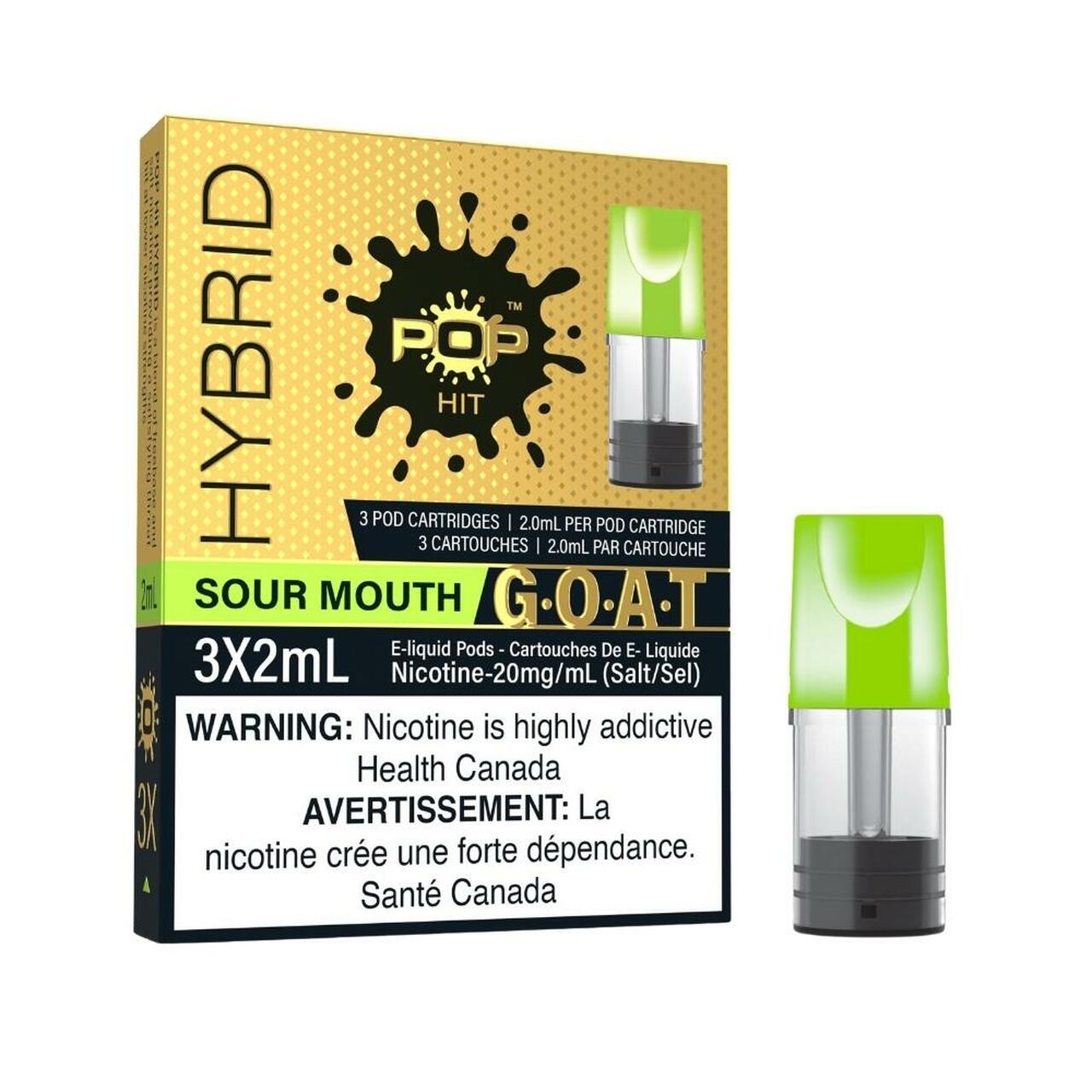Sour Mouth Pop Pods Hybrid GOAT Series Alliston Newmarket Woodbridge Vaughan GTA Toronto Ontario Canada